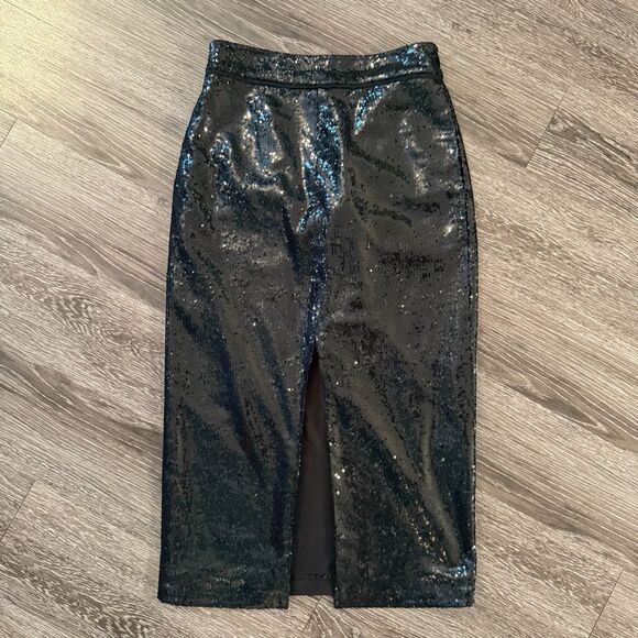Reiss Dresses & Skirts - Reiss Dakota Sequin Pencil Skirt in Black